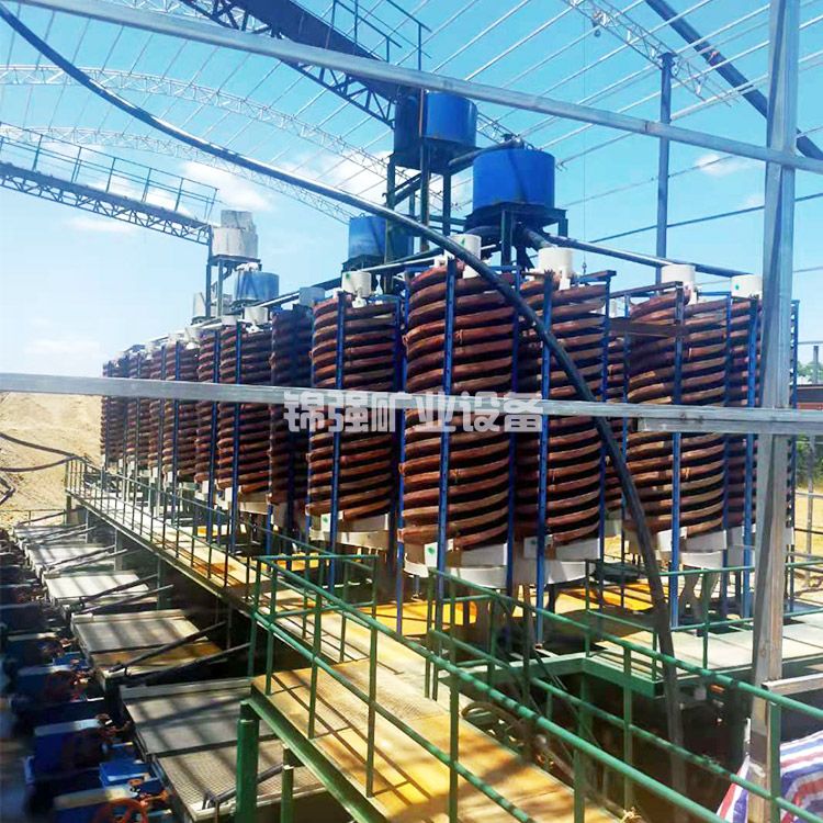 Gravity beneficiation test of zircon ore